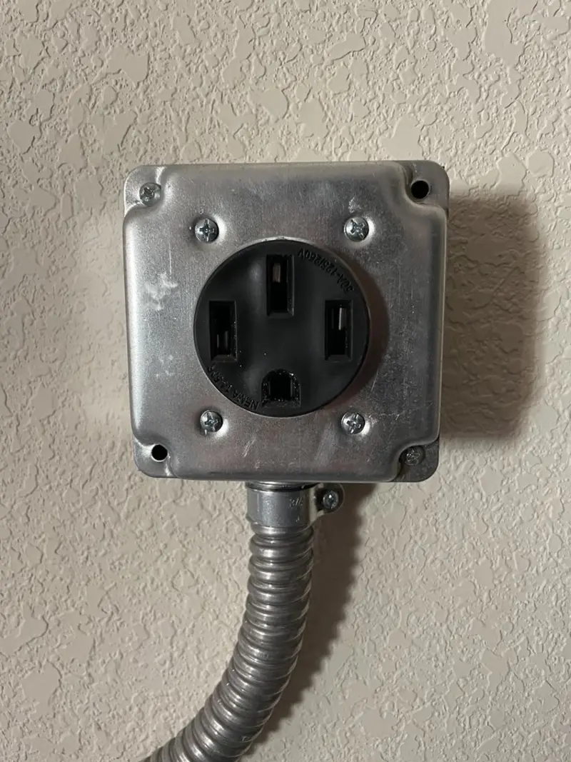 NEMA 14-50 outlet installed for Electrical Panel Upgrade in Sandusky